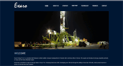 Desktop Screenshot of exaroenergy.com